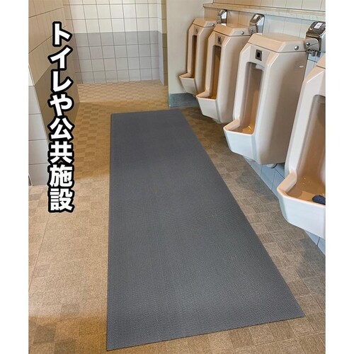 歩行 滑り止めマット スタッドレスマット 90cm×2m 1枚入り グレー 高規格6mm厚 安全用 屋外 屋内 玄関マット ドアマット 通路 廊下 風呂 ノンスリップ_14