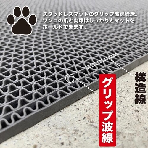 90cm×5m 1枚入り 愛犬の足を守る 滑り止めマット スタッドレスマット・屋外&水回り・スリップ防止_12