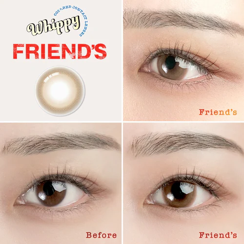 【フレンズ】Whippy 1MONTH ウィッピー マンスリー カラコン【BC】8.6mm 【DIA】14.2mm 【着色直径】13.4mm 【含水率】38.5% 度あり 度なし_3