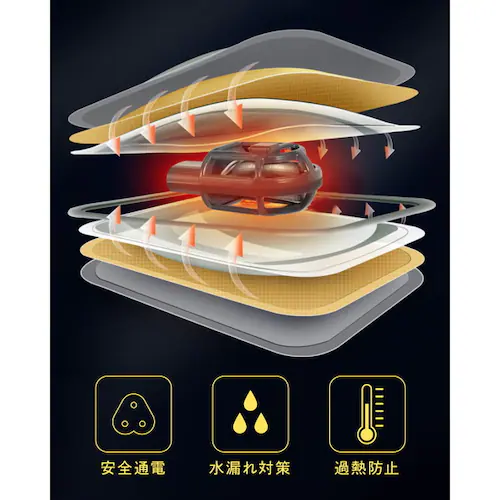ET-12 電気式湯たんぽ グレー_7