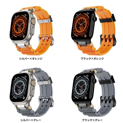 yBELTIESzAbvEHb`oh Apple Watchp 49mm 46mm 45mm 44mm 42mm ubN~O[ XeX VR X|[c i ϐ AEghA Ult_5