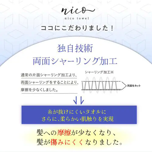今治タオル nicoピローカバー 紐付き 全6色 【送料無料】_6