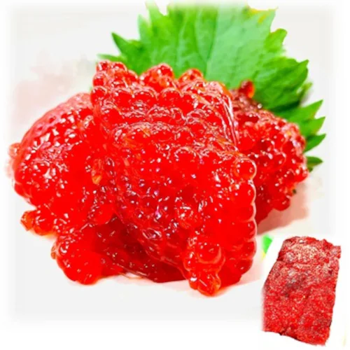 天然 紅鮭 筋子 醤油漬け 贈答用 (1kg / 甘口醤油漬け/冷凍) カット済で使いやすい 紅鮭卵 すじこ おかず おつまみ お取り寄せ おにぎり ご飯のお供 ギフト_1