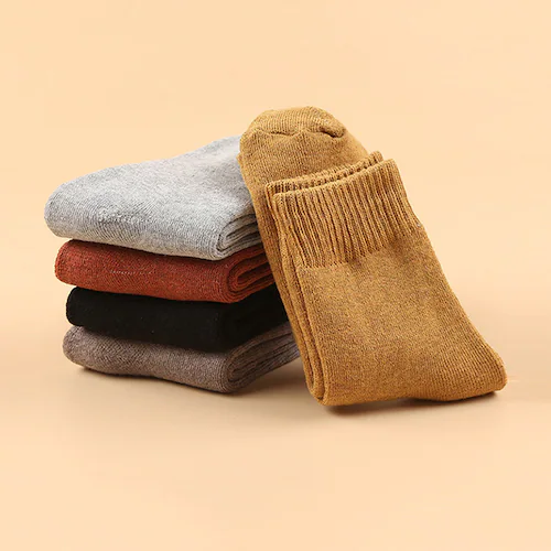 【3足セット】厚みのあるあったかソックス ブラック_3