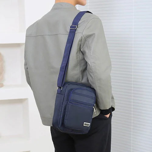 メンズ6ポケットミニショルダーバック ブラック_3