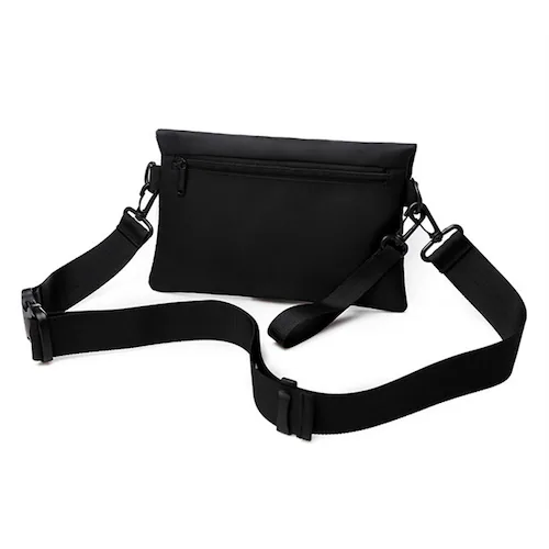 ぺたんこショルダーバッグ ブラック_8