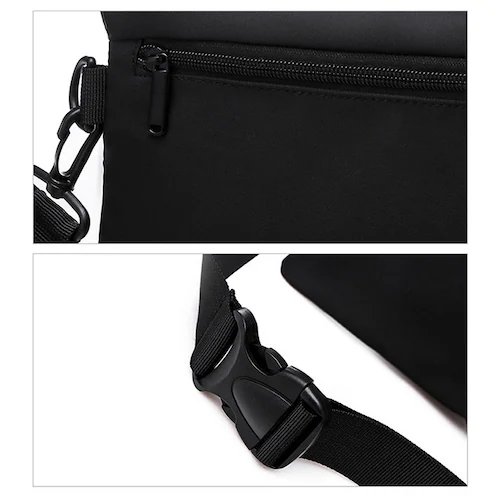 ぺたんこショルダーバッグ ブラック_9