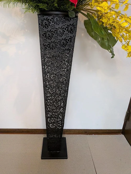 造花 スタンドフラワー, 大型開店祝い用アレンジメント, 高さ220cm, イベント会場・オフィス・パチンコ店向け, 触媒加工_3