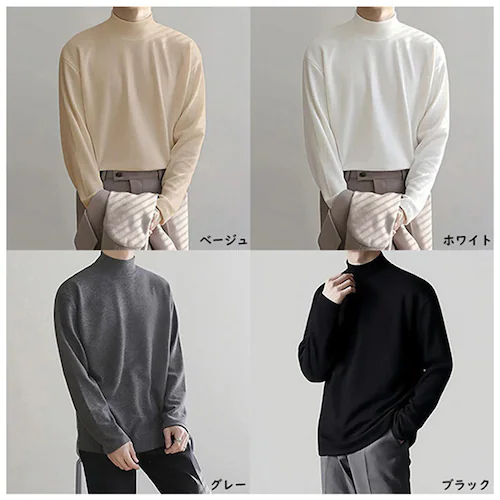 メンズ ハイネックフリース メンズ服 ハイネックインナー 長袖 起毛 あったか 防寒 裏起毛 保温性 軽量 暖かい 冬用 肌着 メンズトップス メンズファッション スポーツ 作業着 アウトドア 登山_9