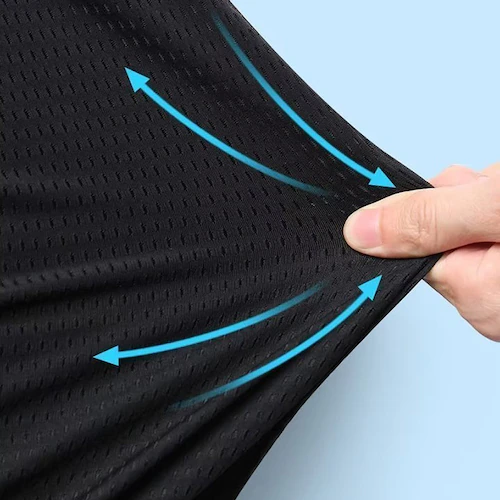 速乾性 アイスクール半袖Tシャツ メンズファッション 半袖Tシャツ メンズ 接触冷感 吸汗 速乾 ドライ 涼感 クールTシャツ 夏用 無地 スポーツウェア ランニング ジム ウォーキング カジュアル_4