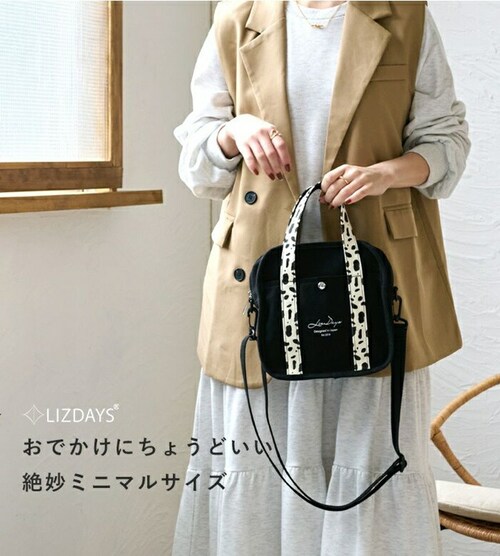 lizdays ���Y�f�C�Y �V�����_�[�o�b�O lz-70615 �ʔ� �~�j�V�����_�[�o�b�O �~�j�V�����_�[�o�b�N �~�j�o�b�O �΂߂����o�b�O ���f�B�[�X 2way �y�� �t�@�X�i�[�t�� �L�����o�X ��_1