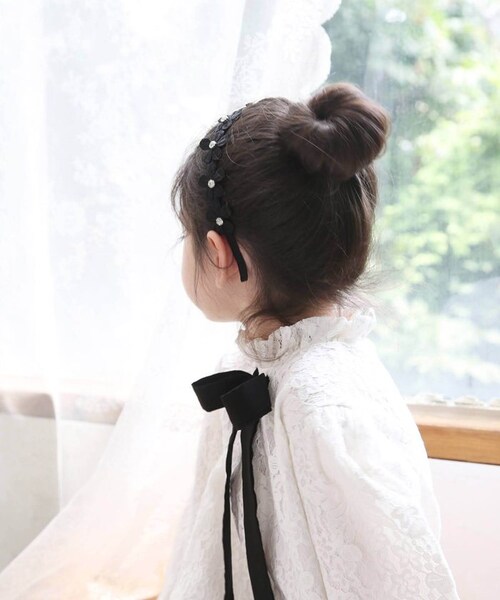 ワンピース キッズ 長袖 通販 ドレスワンピース 52032202 子供 ドレス 女の子 結婚式 パーティ 発表会 七五三 卒園式 入園式 入学式 総レース リボン 立ち襟 かわいい オシャレ 可愛い_10