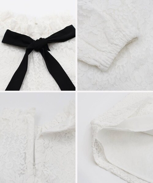 ワンピース キッズ 長袖 通販 ドレスワンピース 52032202 子供 ドレス 女の子 結婚式 パーティ 発表会 七五三 卒園式 入園式 入学式 総レース リボン 立ち襟 かわいい オシャレ 可愛い_11