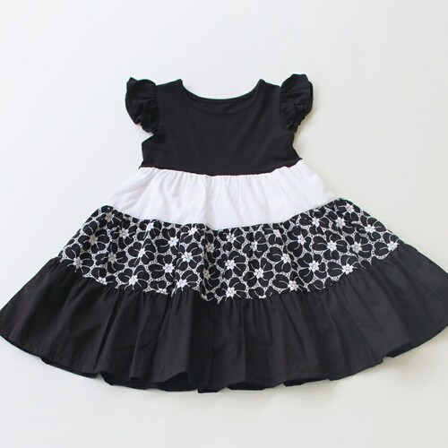 半袖 ワンピース キッズ 通販 半袖ワンピース 12192001 ワンピ 夏 女の子 綿 コットン 切り替え ボリューム レトロ ガーリー 花柄 上品 おしゃれ 可愛い オシャレ かわいい カジュアル_9