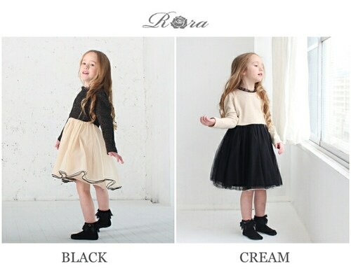 ワンピース キッズ 長袖 通販 ドレスワンピース 12122002 子供 ドレス 女の子 結婚式 パーティ 発表会 七五三 卒園式 入園式 入学式 バイカラー 配色 チュール かわいい オシャレ 可愛_13