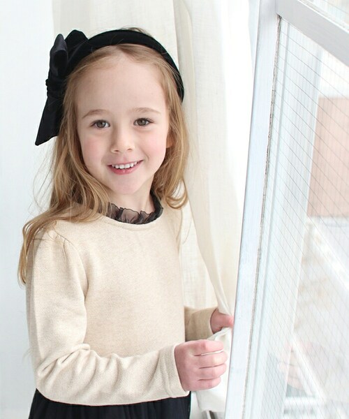 ワンピース キッズ 長袖 通販 ドレスワンピース 12122002 子供 ドレス 女の子 結婚式 パーティ 発表会 七五三 卒園式 入園式 入学式 バイカラー 配色 チュール かわいい オシャレ 可愛_20