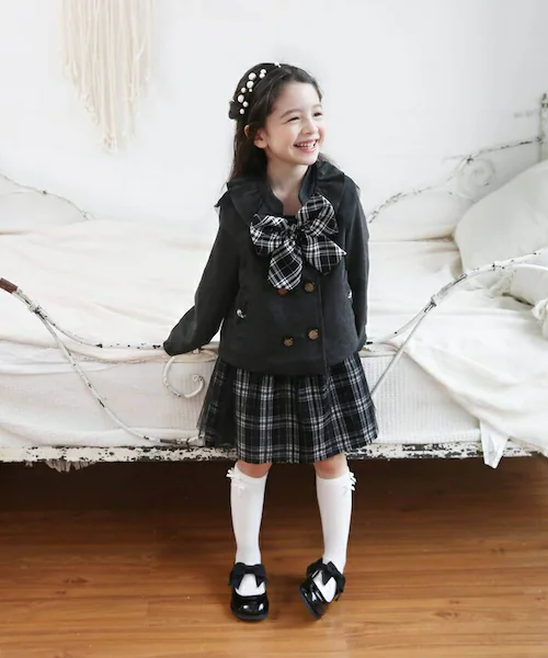 �L�b�Y �X�[�c ���w�� ���̎q �ʔ� �Z�b�g�A�b�v 10002287 �t�H�[�}���X�[�c �㉺�Z�b�g �q�ǂ� ������ ������ ���\�� ���܎O ��i �`�F�b�N�� �^�[�^���`�F�b�N ������� ��l���� �I_2