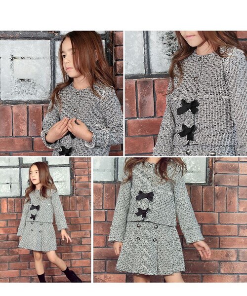 �L�b�Y �X�[�c ���w�� ���̎q �ʔ� �c�C�[�h �Z�b�g�A�b�v 10005406 �t�H�[�}���X�[�c �㉺�Z�b�g �q�ǂ� ������ ������ ���\�� ���܎O ��i �m�[�J���[�W���P�b�g ������� ���� ��l_3