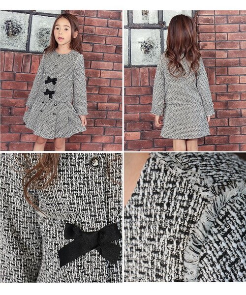 �L�b�Y �X�[�c ���w�� ���̎q �ʔ� �c�C�[�h �Z�b�g�A�b�v 10005406 �t�H�[�}���X�[�c �㉺�Z�b�g �q�ǂ� ������ ������ ���\�� ���܎O ��i �m�[�J���[�W���P�b�g ������� ���� ��l_7