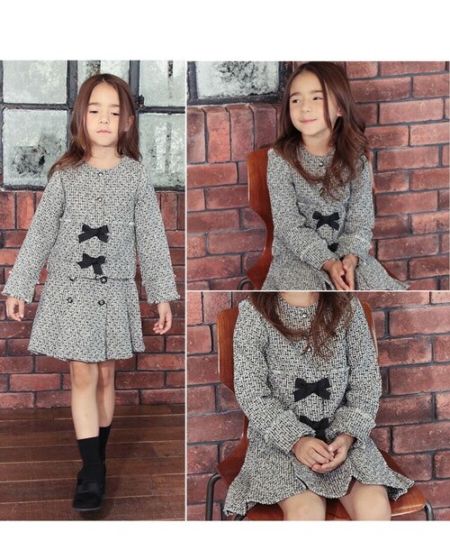 �L�b�Y �X�[�c ���w�� ���̎q �ʔ� �c�C�[�h �Z�b�g�A�b�v 10005406 �t�H�[�}���X�[�c �㉺�Z�b�g �q�ǂ� ������ ������ ���\�� ���܎O ��i �m�[�J���[�W���P�b�g ������� ���� ��l_9