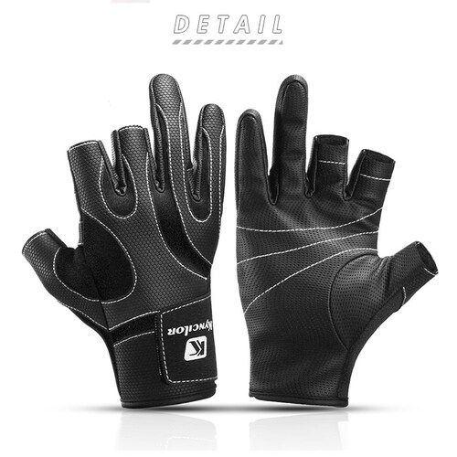 釣り 手袋 滑り止め 通販 フィッシンググローブ フィッシング グローブ ゆびなし 3本 指なし 防寒 アウトドア スポーツ 釣り道具 小物 バス釣り ルアー釣り 海釣り 川釣り グッズ_1
