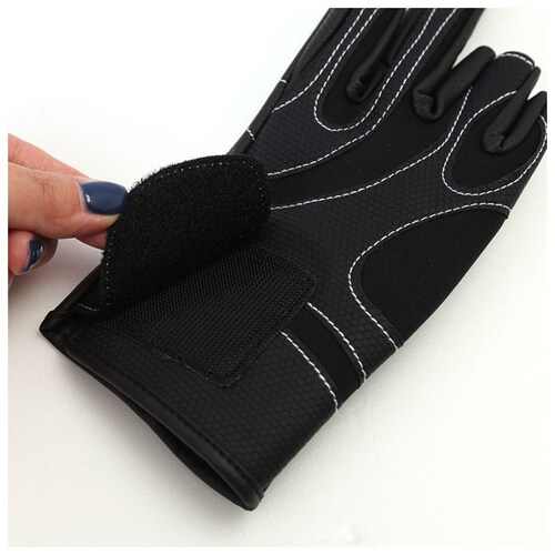 釣り 手袋 滑り止め 通販 フィッシンググローブ フィッシング グローブ ゆびなし 3本 指なし 防寒 アウトドア スポーツ 釣り道具 小物 バス釣り ルアー釣り 海釣り 川釣り グッズ_4