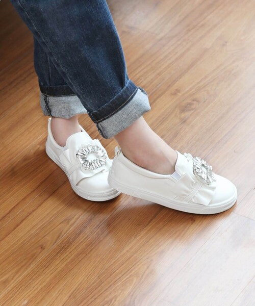 �L�b�Y �X���b�|�� ���̎q �ʔ� �R�Ȃ��X�j�[�J�[ 57062202 �� �z���C�g �r�W���[ �L���L�� ��� �����|�C���g �ʊw �ʉ� ���킢�� ������� ���� �J�W���A���V���[�Y �q���C �C �V��_4