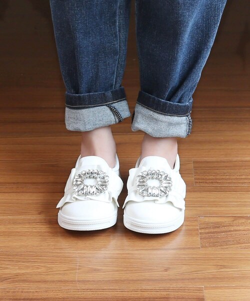 �L�b�Y �X���b�|�� ���̎q �ʔ� �R�Ȃ��X�j�[�J�[ 57062202 �� �z���C�g �r�W���[ �L���L�� ��� �����|�C���g �ʊw �ʉ� ���킢�� ������� ���� �J�W���A���V���[�Y �q���C �C �V��_6