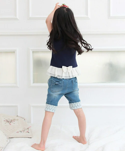 �V���[�g�p���c �L�b�Y ���̎q �ʔ� �f�j���p���c 10002605 �f�j���V���[�g�p���c �n�[�t�p���c �f�j�� �p���c �Z�p�� ���{�� ���[�X ������� ���킢�� �I�V���� ���� �i�`������ �K�[_2