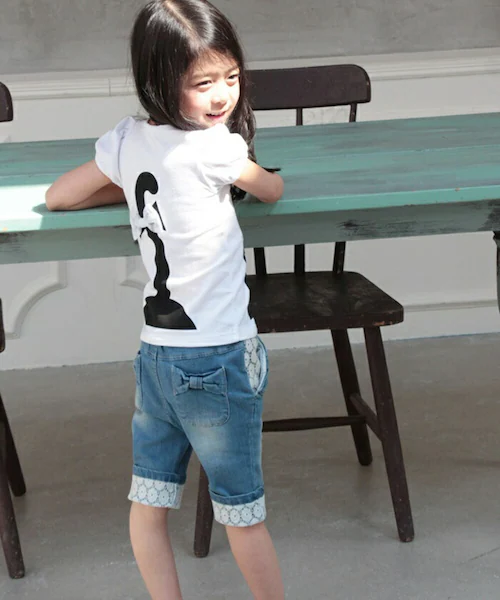 �V���[�g�p���c �L�b�Y ���̎q �ʔ� �f�j���p���c 10002605 �f�j���V���[�g�p���c �n�[�t�p���c �f�j�� �p���c �Z�p�� ���{�� ���[�X ������� ���킢�� �I�V���� ���� �i�`������ �K�[_5