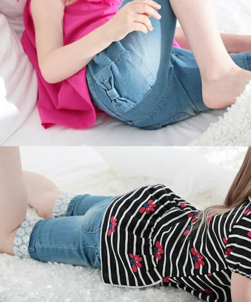 �V���[�g�p���c �L�b�Y ���̎q �ʔ� �f�j���p���c 10002605 �f�j���V���[�g�p���c �n�[�t�p���c �f�j�� �p���c �Z�p�� ���{�� ���[�X ������� ���킢�� �I�V���� ���� �i�`������ �K�[_12