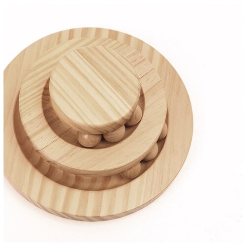 猫 おもちゃ 一人遊び 通販 ボール ねこ ネコ 玩具 ボール回転 遊び道具 留守番対応 運動不足解消 ストレス解消 遊ぶ盤 おしゃれ 木製 雑貨 インテリア 猫用 ペット グッズ ペット用品_5