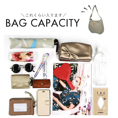 KIPPIS キッピス ショルダー 251-KESF323 通販 ショルダーバッグ バルーンショルダー ショルダーバック 肩掛け ななめ掛け 斜めかけ バッグ 撥水 ポケット バルーン ナチュラル シ_12