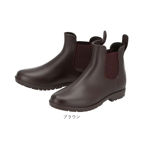 【人気商品】【最短即日発送】レインブーツ レディース ショート 通販 サイドゴア ブーツ 防水 レインシューズ ショート丈 おしゃれ サイドゴアブーツ 黒 ブラック ブラウン 茶色 ショートブーツ 雨_10