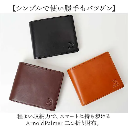 アーノルドパーマー 財布 Arnold Palmer 4AP3692 通販 二つ折り財布 二つ折り 折りたたみ財布 折財布 2つ折り財布 本革 レザー ブランド 男性 紳士 ギフト 男子 贈り物 おし_1