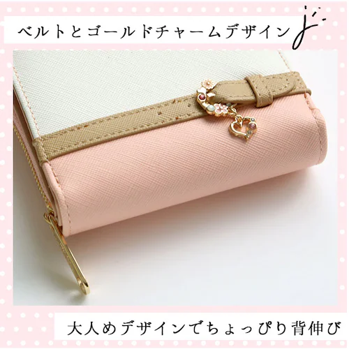 財布 レディース 二つ折り 通販 ミニ財布 小さい財布 ミニウォレット さいふ サイフ ミニサイフ 女子校生 コンパクト おしゃれ かわいい PU レザー ラウンドファスナー 女の子 こども 子供 キ_5