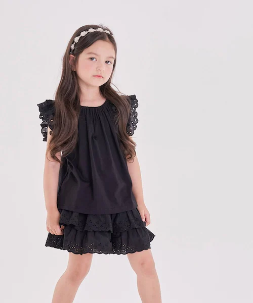 Rora �L�����b�g �L�b�Y �ʔ� ���[�� �L�����b�g�p���c �~���g�J���J�� �L�����b�g�X�J�[�g ��100% �R�b�g��100 �ĕ� �t �� �t���� �X�J�[�g ���킢�� ������� ���̎q ���q �q�ǂ� _4