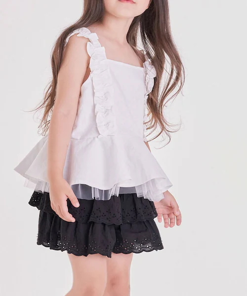 Rora �L�����b�g �L�b�Y �ʔ� ���[�� �L�����b�g�p���c �~���g�J���J�� �L�����b�g�X�J�[�g ��100% �R�b�g��100 �ĕ� �t �� �t���� �X�J�[�g ���킢�� ������� ���̎q ���q �q�ǂ� _7