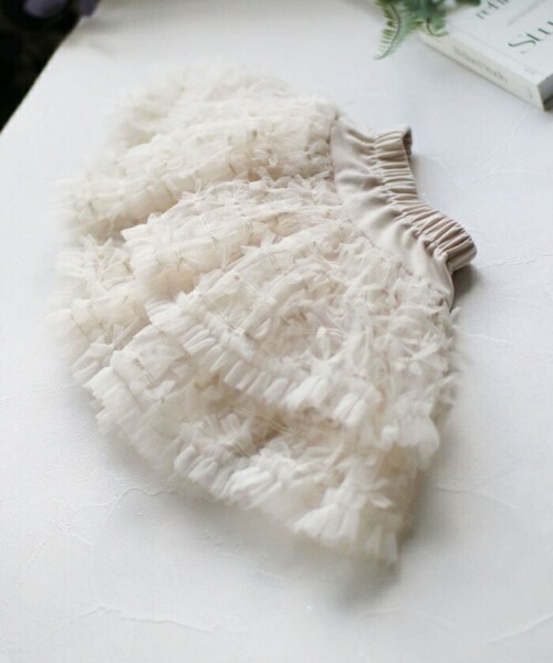 Rora 子供服 スカート 通販 ナデシコ フリフリリボンスカート フレアスカート キッズ 女の子 女子 リボン レース フォーマル カジュアル パーティー お出かけ 誕生日 記念日 かわいい オシャ_9