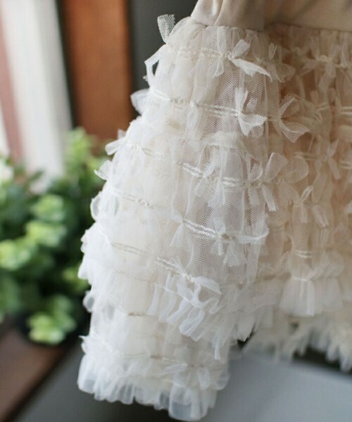 Rora 子供服 スカート 通販 ナデシコ フリフリリボンスカート フレアスカート キッズ 女の子 女子 リボン レース フォーマル カジュアル パーティー お出かけ 誕生日 記念日 かわいい オシャ_11