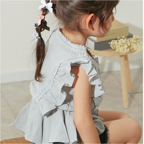 Rora �u���E�X �݂Ȃ� �ʔ� ���[�� ���i �J�b�g�\�[ �L�b�Y �q�� ���̎q ���q ���ǂ� �q�ǂ� ���ꂢ�� �t�����`�X���[�u �t���� ���[�X �{�^�� ������� ���킢�� �I�V���� ���� �J�W��_5