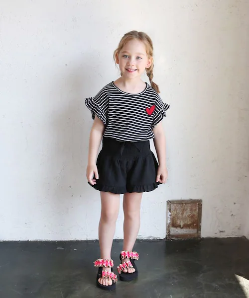 �L�b�Y T�V���c ���� ���̎q �ʔ� �J�b�g�\�[ 73022401 ����T�V���c �ĕ� �t���� �{�[�_�[ �n�[�g �����|�C���g �h���b�v�V�����_�[ ���� ������� ���킢�� �I�V���� ���ǂ� ���q _4