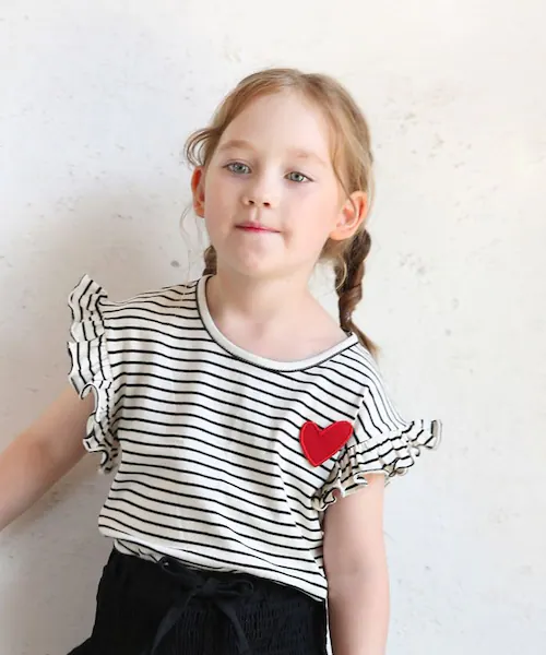 �L�b�Y T�V���c ���� ���̎q �ʔ� �J�b�g�\�[ 73022401 ����T�V���c �ĕ� �t���� �{�[�_�[ �n�[�g �����|�C���g �h���b�v�V�����_�[ ���� ������� ���킢�� �I�V���� ���ǂ� ���q _14