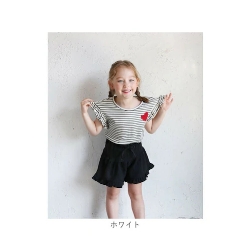 �L�b�Y T�V���c ���� ���̎q �ʔ� �J�b�g�\�[ 73022401 ����T�V���c �ĕ� �t���� �{�[�_�[ �n�[�g �����|�C���g �h���b�v�V�����_�[ ���� ������� ���킢�� �I�V���� ���ǂ� ���q _18