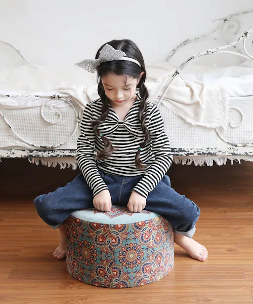 女の子 キッズ 長袖 Tシャツ 通販 ロンT 53062202 長袖Tシャツ カットソー リボン ボーダー おしゃれ かわいい オシャレ 可愛い カジュアル 秋 冬 秋冬 こども 女子 小学生 トップ_2