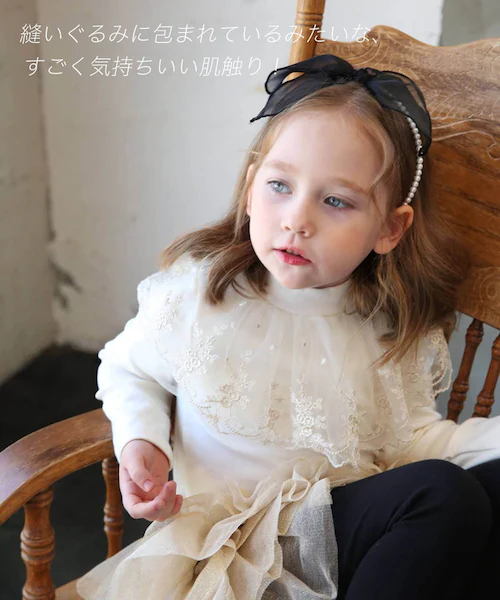 ���̎q �L�b�Y ���� T�V���c �ʔ� ����T 63022302 ����T�V���c �J�b�g�\�[ �n�C�l�b�N ���b�t���J���[ �h�J �`���[�� ������� ���킢�� �I�V���� ���� ���ǂ� ���q ���w�� �g�b�v_5