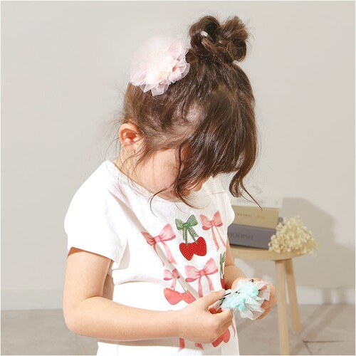 Rora Tシャツ 通販 ローラ チェリーポップ 半袖 カットソー 半袖Tシャツ プリントTシャツ キッズ 子供 女の子 女子 おしゃれ かわいい こども 子ども リボン ハート オシャレ 可愛い カ_5