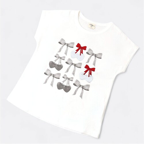 Rora Tシャツ 通販 ローラ チェリーポップ 半袖 カットソー 半袖Tシャツ プリントTシャツ キッズ 子供 女の子 女子 おしゃれ かわいい こども 子ども リボン ハート オシャレ 可愛い カ_9