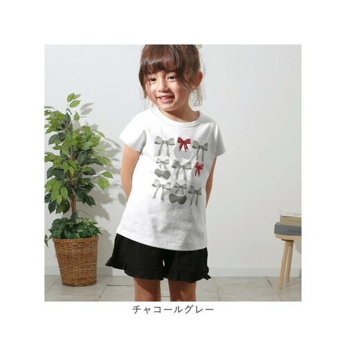 Rora Tシャツ 通販 ローラ チェリーポップ 半袖 カットソー 半袖Tシャツ プリントTシャツ キッズ 子供 女の子 女子 おしゃれ かわいい こども 子ども リボン ハート オシャレ 可愛い カ_15