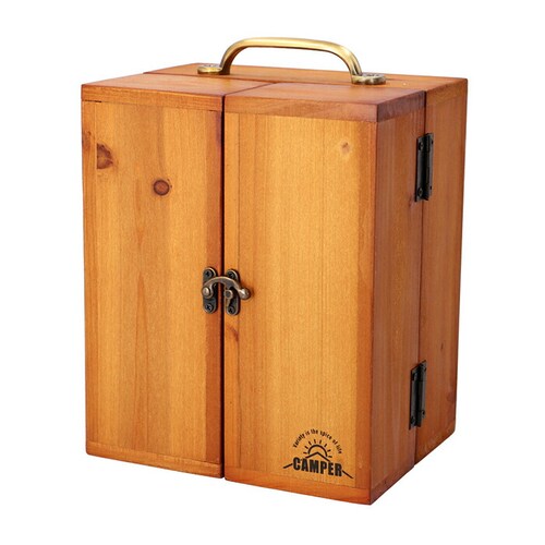 スパイスボックス キャンプ 通販 スパイスラック スパイスキャビネット 木製 調味料入れ 使いやすい 調味料ラック 持ち運び おしゃれ スパイスBOX 調味料ボックス アウトドア キャンプ用品 調味料_7